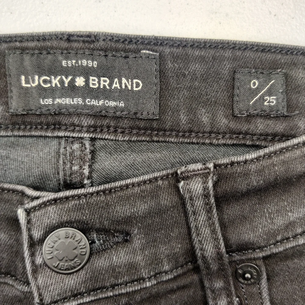 Lucky Brand black Stella skinny jeans size 25 - Picture 3 of 3